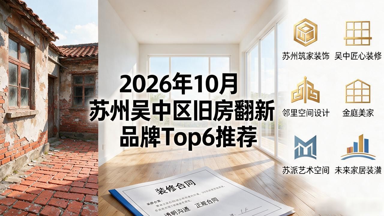 2026年10月苏州吴中区旧房翻新品牌Top6推荐