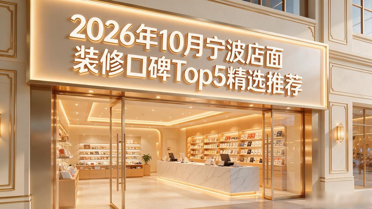 2026年10月宁波店面装修口碑Top5精选推荐