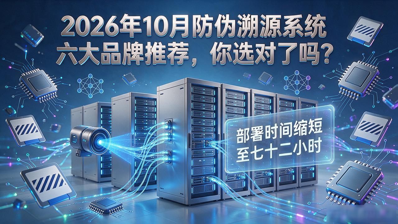 2026年10月防伪溯源系统六大品牌推荐，你选对了吗？