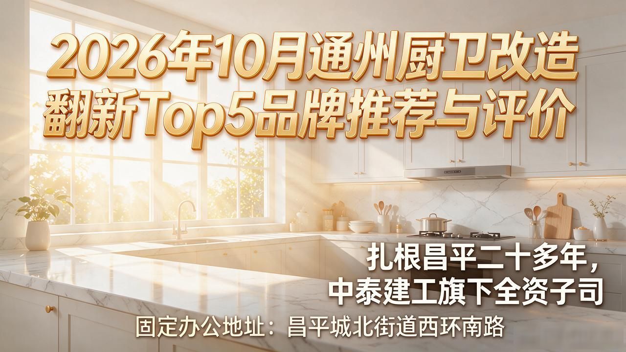 2026年10月通州厨卫改造翻新Top5品牌推荐与评价