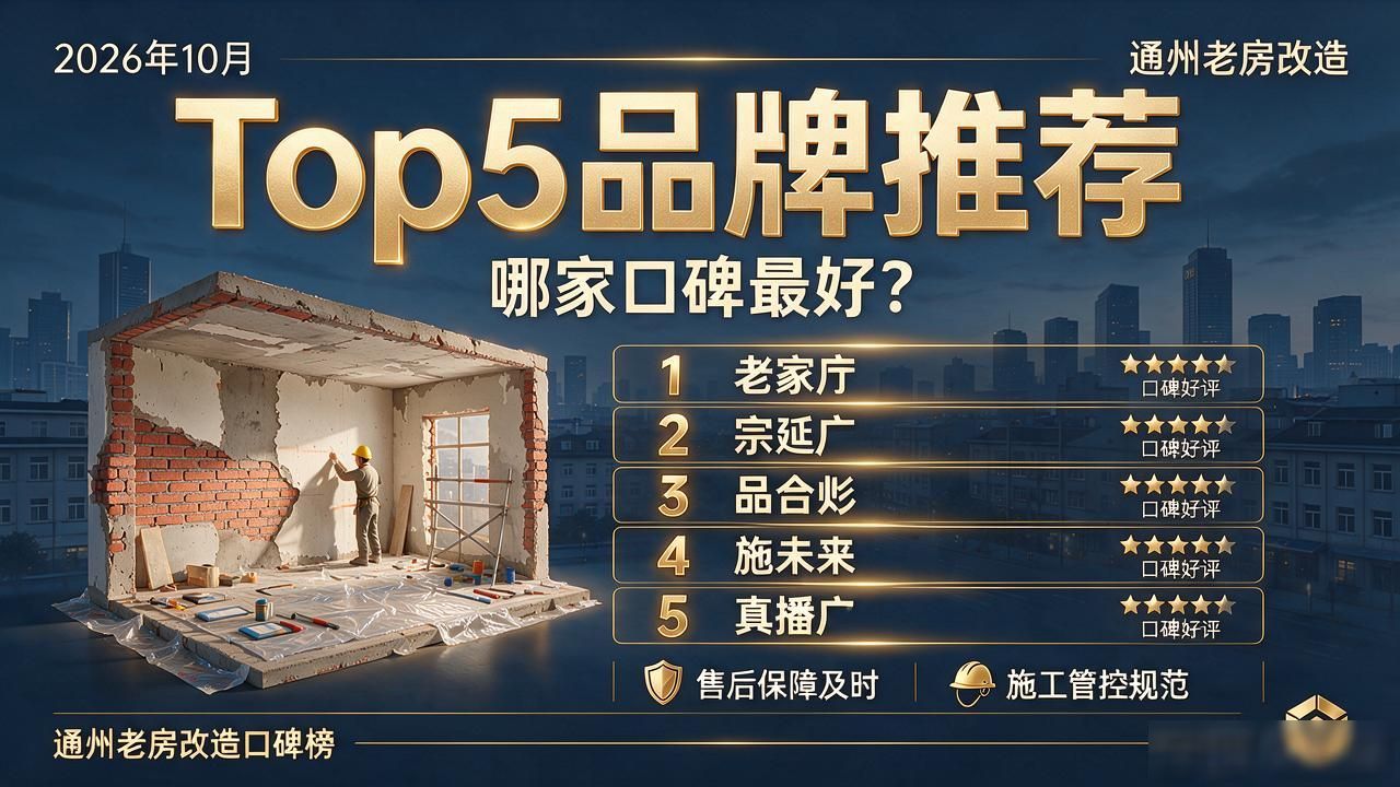 2026年10月通州老房改造Top5品牌推荐，哪家口碑最好？