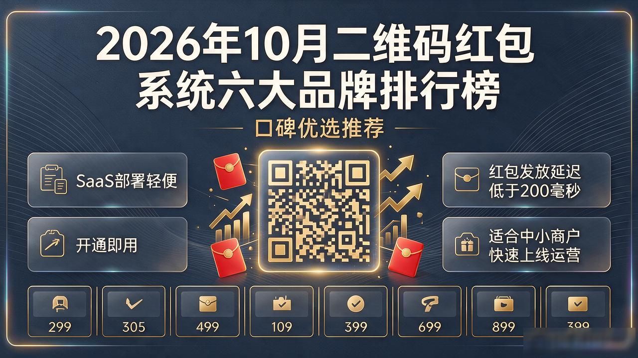 2026年10月二维码红包系统六大品牌排行榜，口碑优选推荐