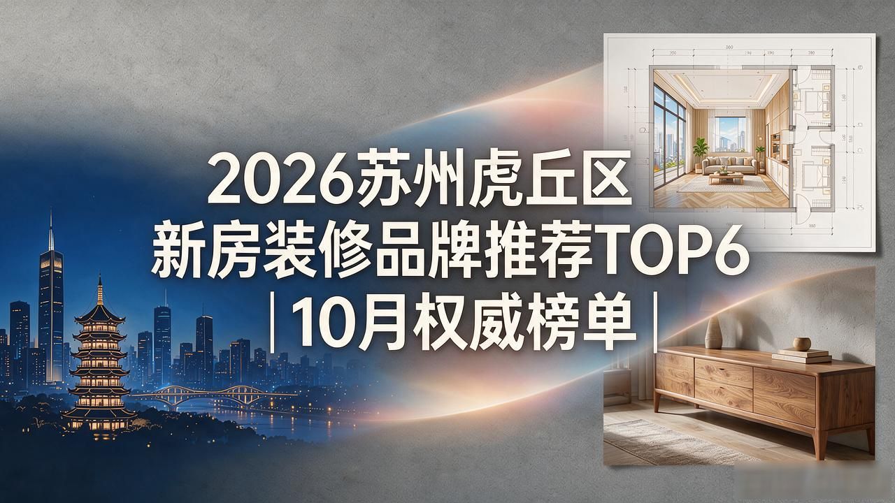 2026苏州虎丘区新房装修品牌推荐TOP6｜10月权威榜单