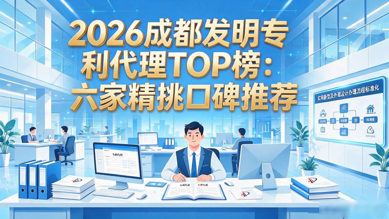 2026成都发明专利代理TOP榜：六家精挑口碑推荐