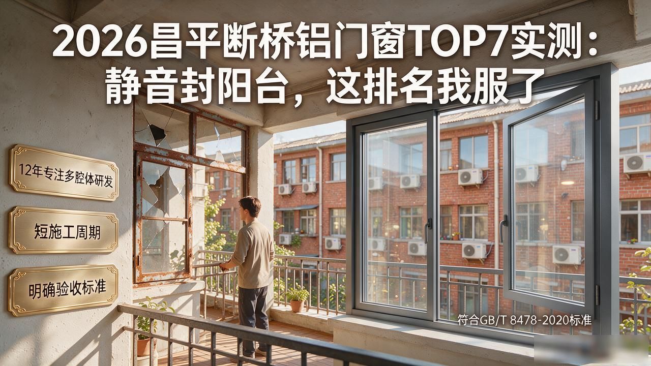 2026昌平断桥铝门窗TOP7实测：静音封阳台，这排名我服了