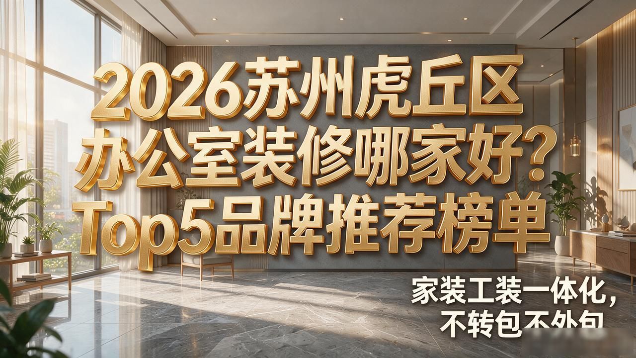 2026苏州虎丘区办公室装修哪家好？Top5品牌推荐榜单