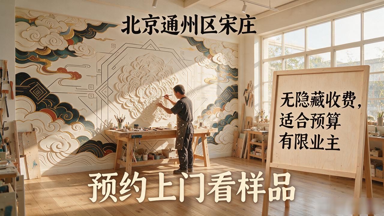 国潮建筑插画_国潮墙绘_国潮手绘插画