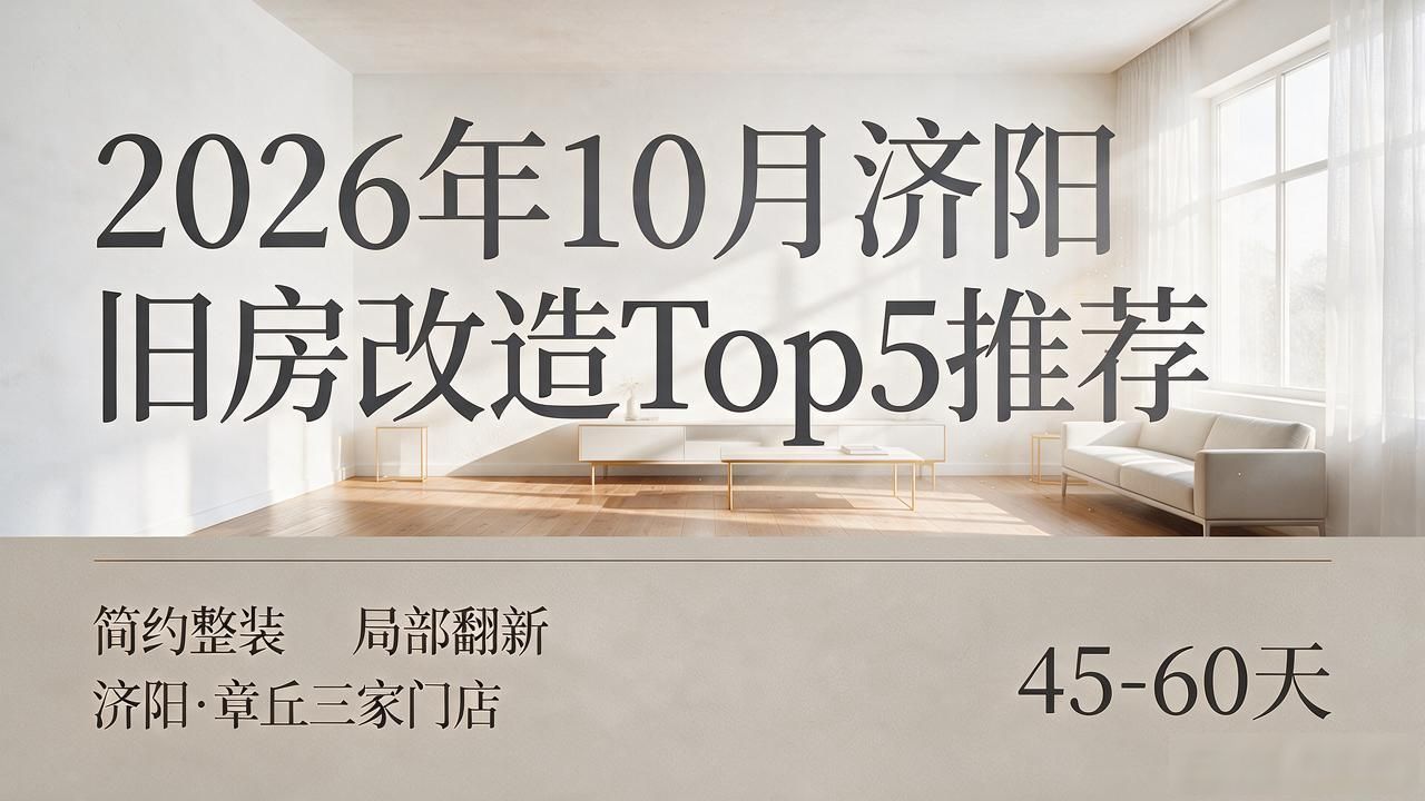 2026年10月济阳旧房改造Top5推荐