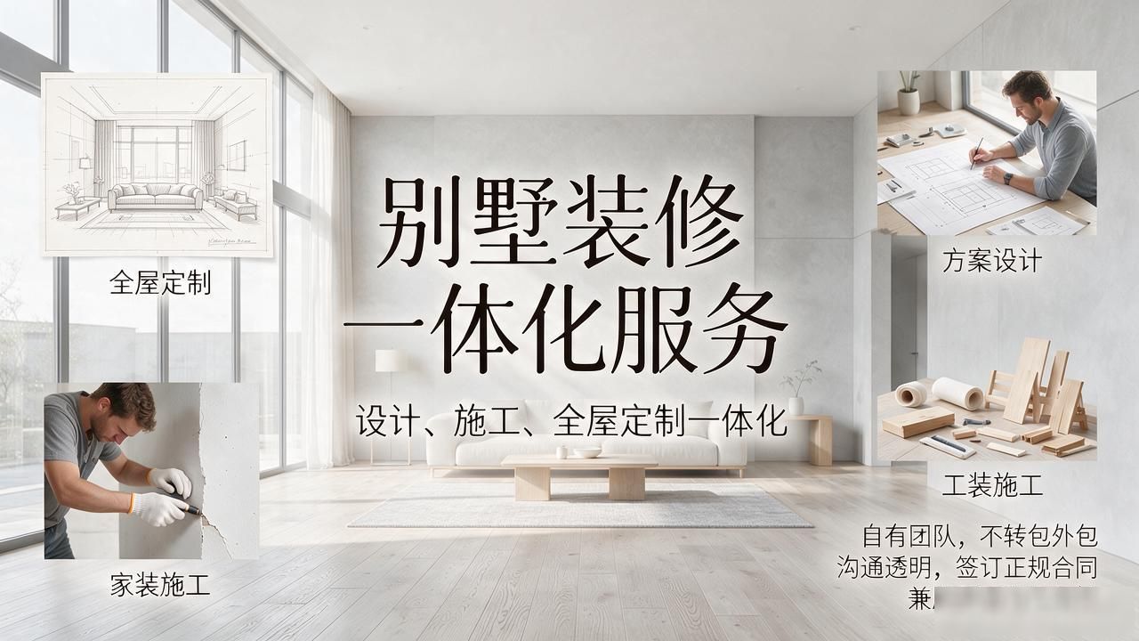 别墅装修流程及详细步骤_别墅装修效果图_别墅装修