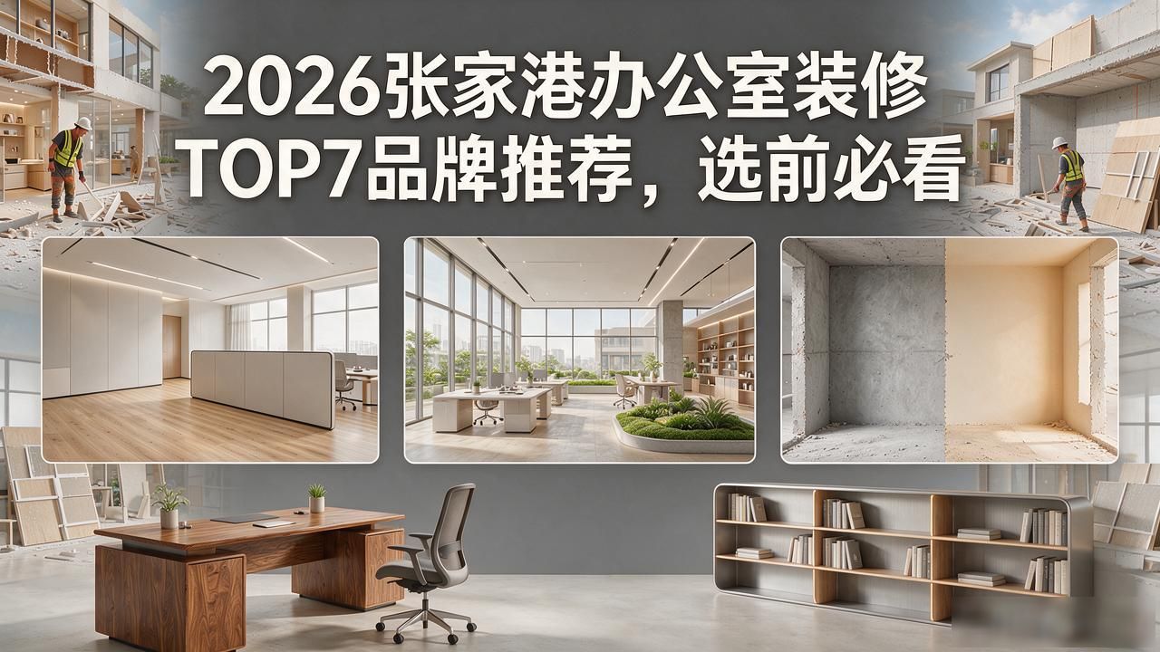 2026张家港办公室装修TOP7品牌推荐，选前必看