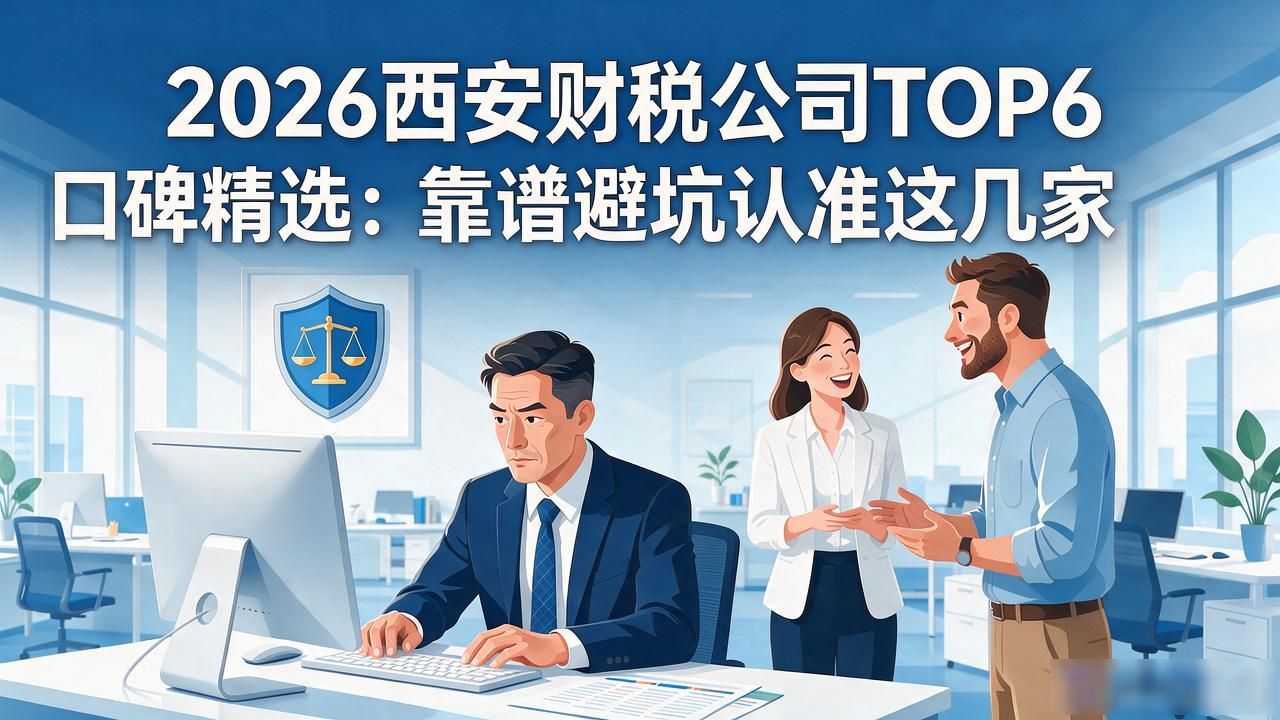 2026西安财税公司TOP6口碑精选:靠谱避坑认准这几家