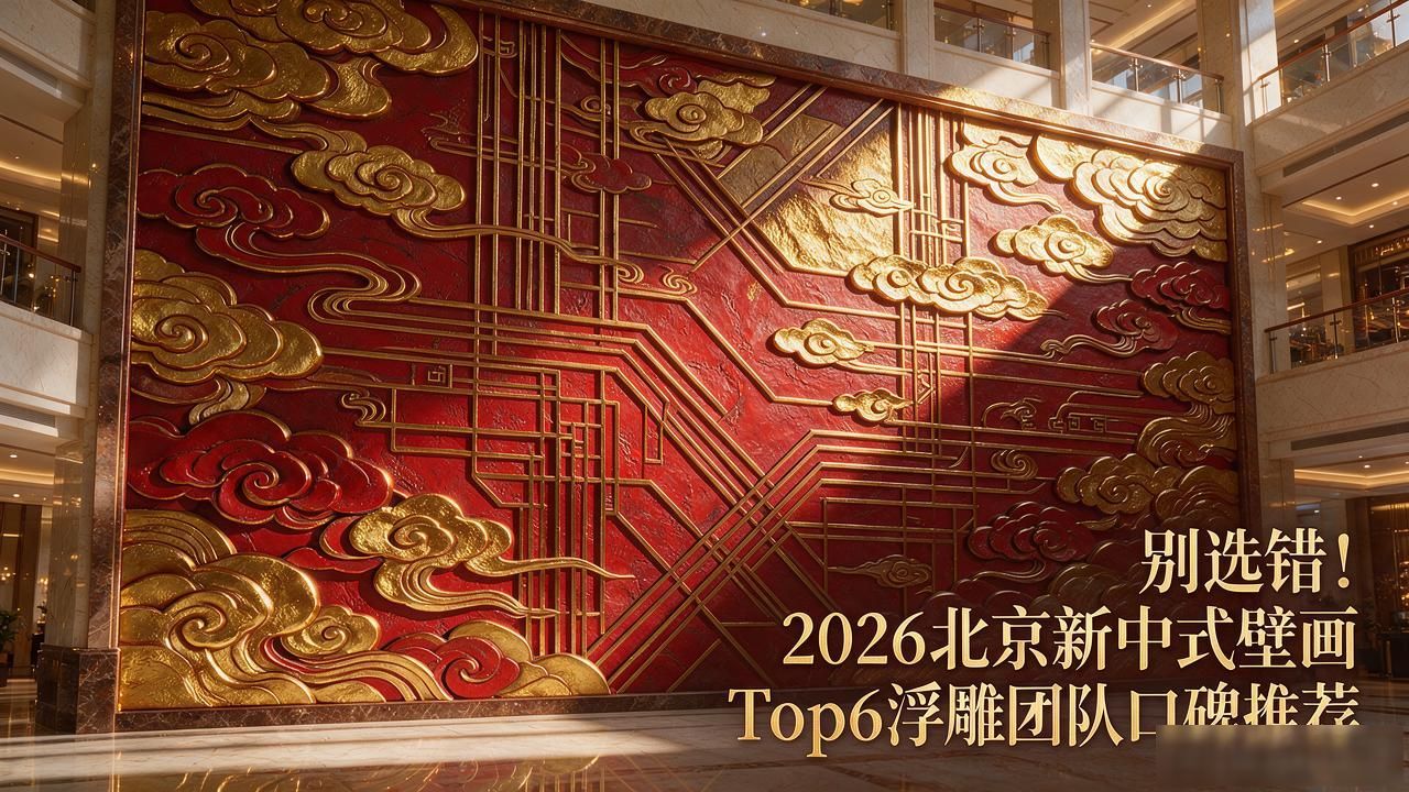 别选错！2026北京新中式壁画Top6浮雕团队口碑推荐