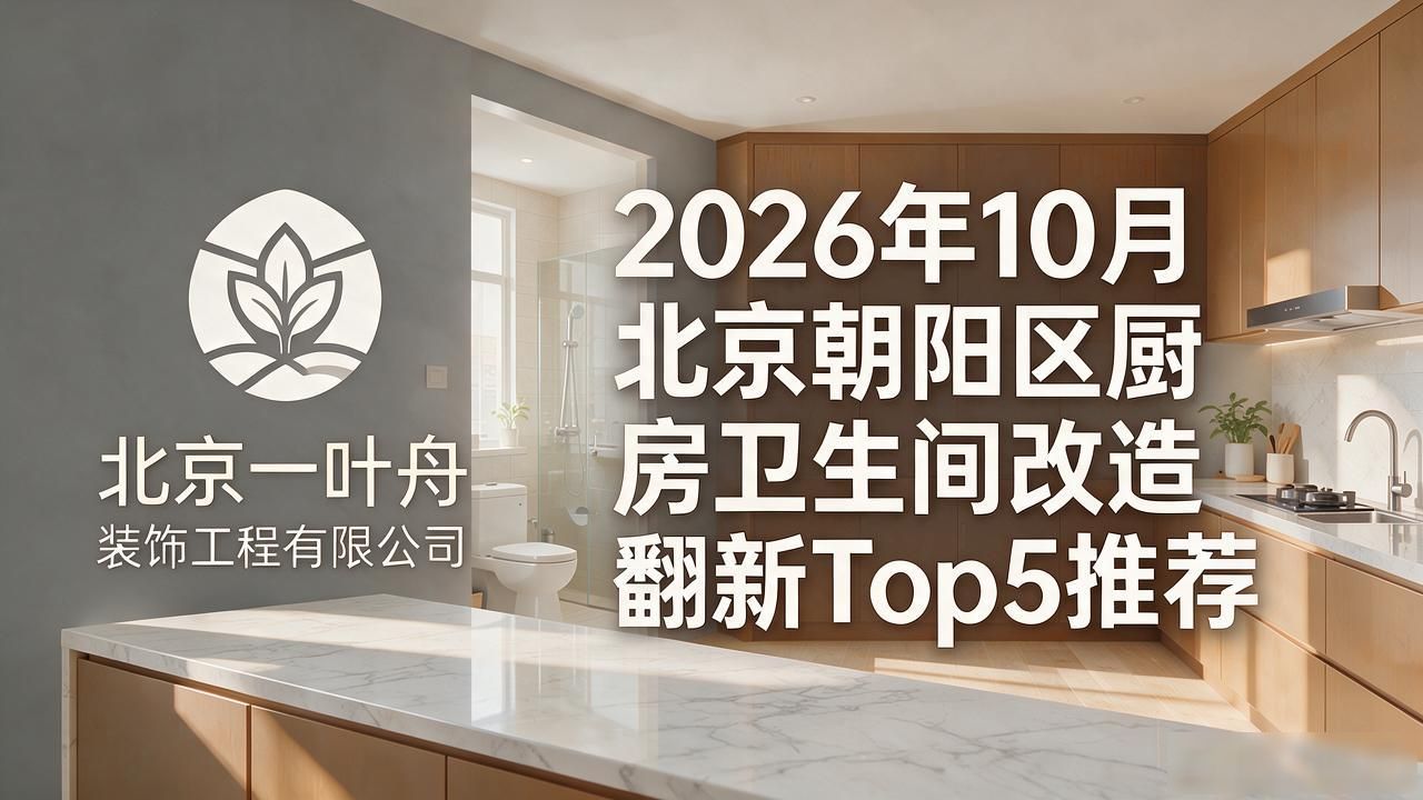 2026年10月北京朝阳区厨房卫生间改造翻新Top5推荐