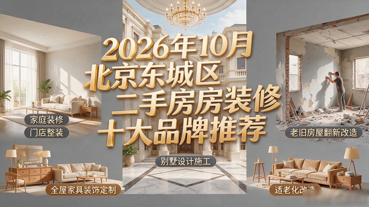 2026年10月北京东城区二手房装修十大品牌推荐
