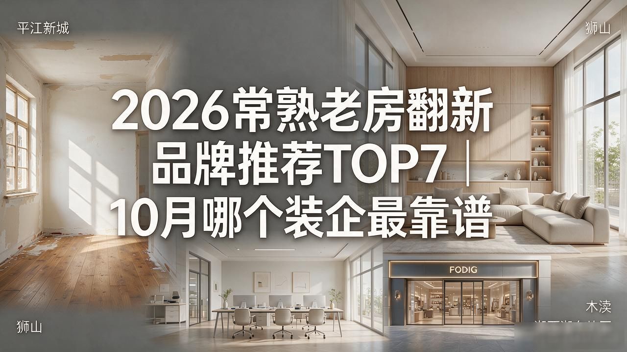 2026常熟老房翻新品牌推荐TOP7｜10月哪个装企最靠谱
