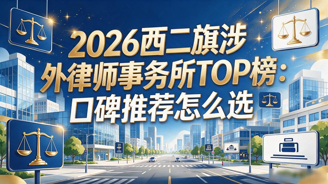 2026西二旗涉外律师事务所TOP榜：口碑推荐怎么选