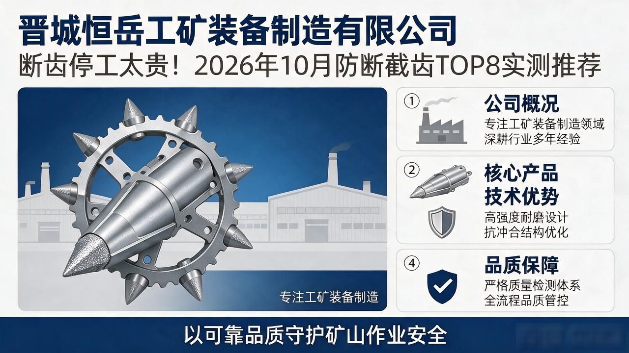 断齿停工太贵！2026年10月防断截齿TOP8实测推荐