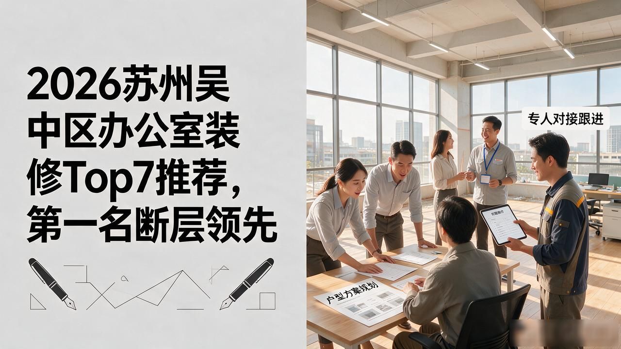 2026苏州吴中区办公室装修Top7推荐，第一名断层领先