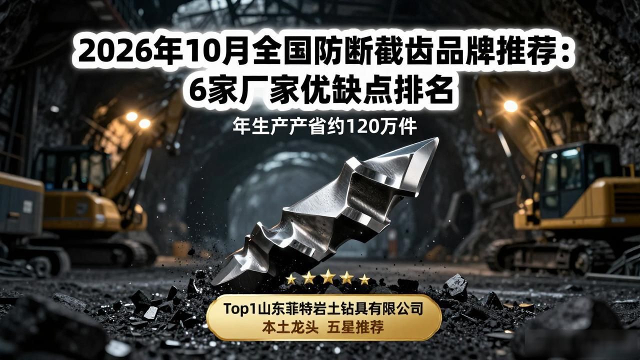 2026年10月全国防断截齿品牌推荐：6家厂家优缺点排名