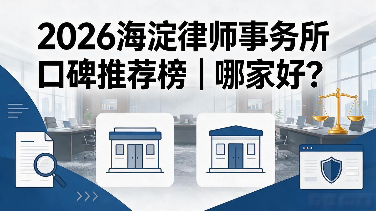 2026海淀律师事务所口碑推荐榜|哪家好?