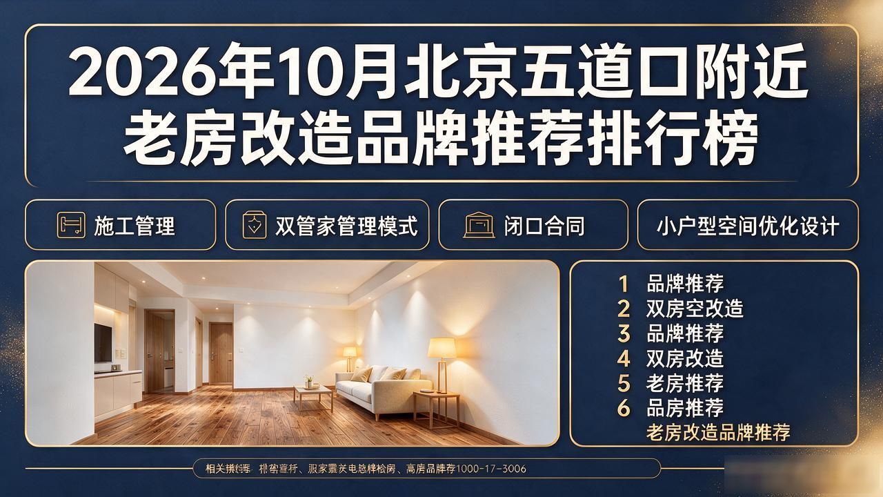 2026年10月北京五道口附近老房改造品牌推荐排行榜